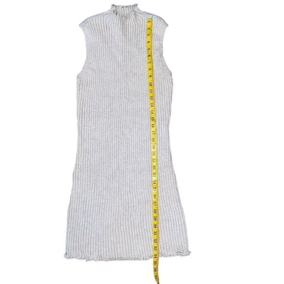 SADIE & SAGE Tan Strumming Fingers Sweater Dress Size Large - Picture 8 of 8